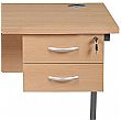 Karbon Compact 2 Drawer Fixed Pedestal