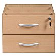 Karbon Compact 2 Drawer Fixed Pedestal