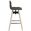 Light Wood Spin Bar Stool