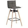 Light Wood Spin Bar Stool