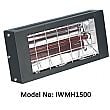 Sealey Infrared Quartz Heaters - Wall Mounting 230V
