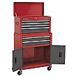 Sealey 6 Drawer Topchest & Rollcab Combination With Ball Bearing Slides