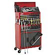 Sealey 6 Drawer Topchest & Rollcab Combination With Ball Bearing Slides & 128pc Tool Kit