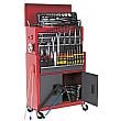 Sealey 6 Drawer Topchest & Rollcab Combination With Ball Bearing Slides & 128pc Tool Kit