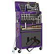 Sealey 6 Drawer Topchest & Rollcab Combination With Ball Bearing Slides & 128pc Tool Kit