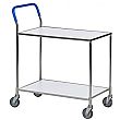 Konga Zinc Plated Shelf Trolley with Two Shelves