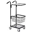 Konga Mini Mail and Picking Trolley with 1 Shelf and 1 Basket