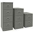 Silverline Kontrax Filing Cabinets Goose Grey