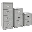 Silverline Kontrax Filing Cabinets Light Grey