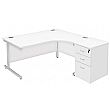 Commerce II Ergonomic Desks With Desk High Pedestal