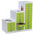 Silverline Two Tone Multidrawer Cabinets