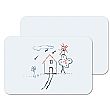 Bi-Office Laptop Whiteboards (Packs of 6)