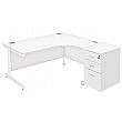 NEXT DAY Commerce II Ergonomic Desks With Desk High Pedestal