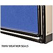 WeatherShield Lockable Showcase Twin Seals