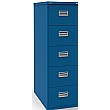 Silverline 5 Drawer Filing Cabinet