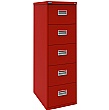 Silverline 5 Drawer Filing Cabinet