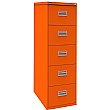 Silverline 5 Drawer Filing Cabinet