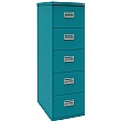 Silverline 5 Drawer Filing Cabinet