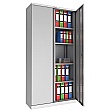 Phoenix SCL Series Steel Storage Cupboards - 2 Door 4 Shelf With Key Lock