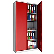 Phoenix SCL Series Steel Storage Cupboards - 2 Door 4 Shelf With Key Lock