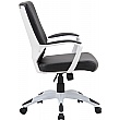 Jupiter Medium Back Bonded Leather Office Chairs