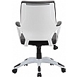 Jupiter Medium Back Bonded Leather Office Chairs