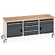 Bott Cubio Mobile Storage Benches - 2000W - Model O