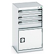 Bott Cubio Drawer Cabinets - 525mm Wide x 900mm High - Model M