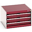 Bott Cubio Drawer Cabinets - 650mm Wide x 400mm High - Model C