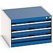 Bott Cubio Drawer Cabinets - 650mm Wide x 400mm High - Model C