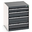 Bott Cubio Drawer Cabinets - 650mm Wide x 700mm High - Model H