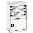 Bott Cubio Drawer Cabinets - 650mm Wide x 1000mm High - Model P