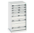 Bott Cubio Drawer Cabinets - 650mm Wide x 1200mm High - Model S