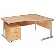 Commerce II Ergonomic Desks With Mobile Pedestal