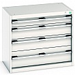 Bott Cubio Drawer Cabinets - 800mm Wide x 700mm High - Model E