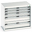 Bott Cubio Drawer Cabinets - 800mm Wide x 700mm High - Model F