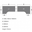 Alpha Plus Panel End Ergonomic Desk