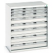 Bott Cubio Drawer Cabinets - 1050mm Wide x 1200mm High - Model K