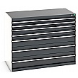 Bott Cubio Drawer Cabinets - 1300mm Wide x 1000mm High - Model E