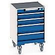 Bott Cubio Mobile Drawer Cabinets - 525mm Wide x 780mm High - Model A