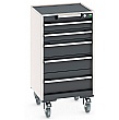 Bott Cubio Mobile Drawer Cabinets - 525mm Wide x 980mm High - Model C