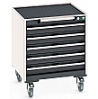 Bott Cubio Mobile Drawer Cabinets - 650mm Wide x 780mm High - Model B