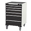 Bott Cubio Mobile Drawer Cabinets - 650mm Wide x 980mm High - Model E