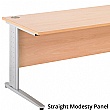 Gravity Deluxe Shallow Rectangular Cantilever Leg Desk