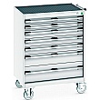 Bott Cubio Mobile Drawer Cabinets - 800mm Wide x 1080mm High - Model E