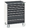 Bott Cubio Mobile Drawer Cabinets - 800mm Wide x 1080mm High - Model E