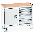 Bott Cubio Mobile Drawer Cabinets - 1050mm Wide - Model C