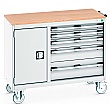 Bott Cubio Mobile Drawer Cabinets - 1050mm Wide - Model E