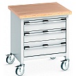 Bott Cubio Mobile Storage Benches - 750W - Model C