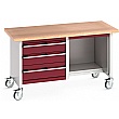 Bott Cubio Mobile Storage Benches - 1500W - Model E